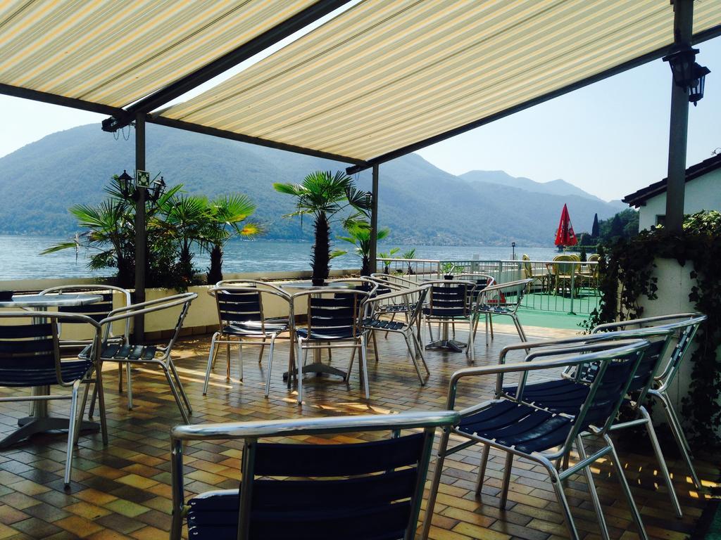 Hotel Garni Battello Melide ภายนอก รูปภาพ