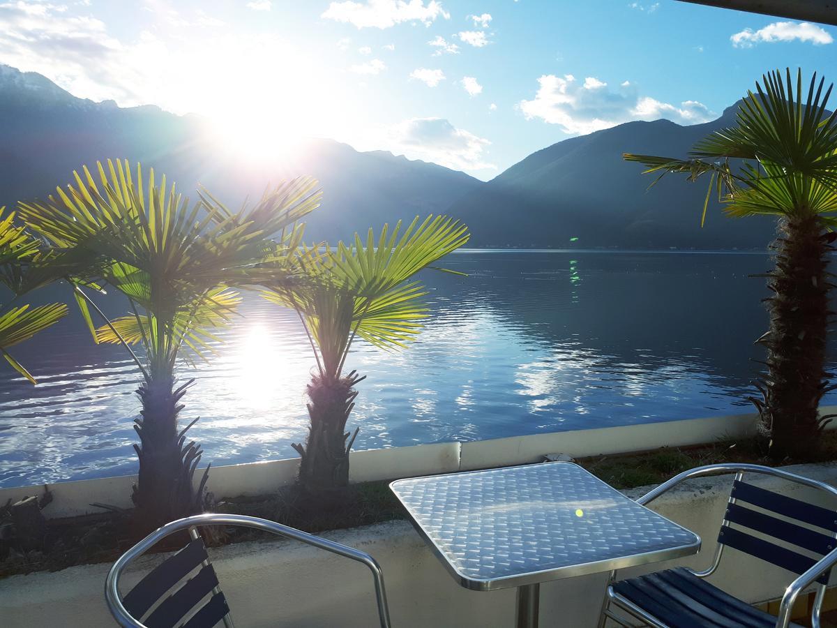 Hotel Garni Battello Melide ภายนอก รูปภาพ