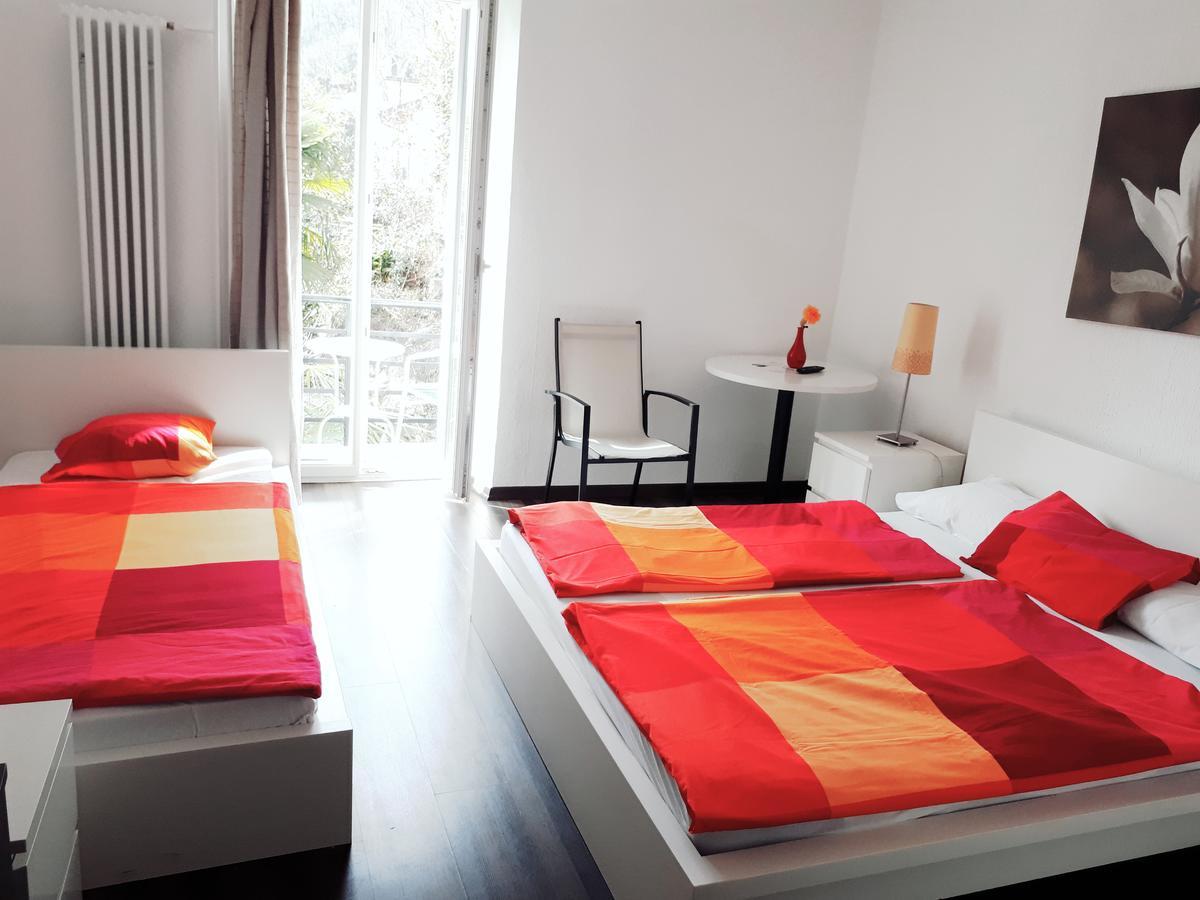 Hotel Garni Battello Melide ภายนอก รูปภาพ