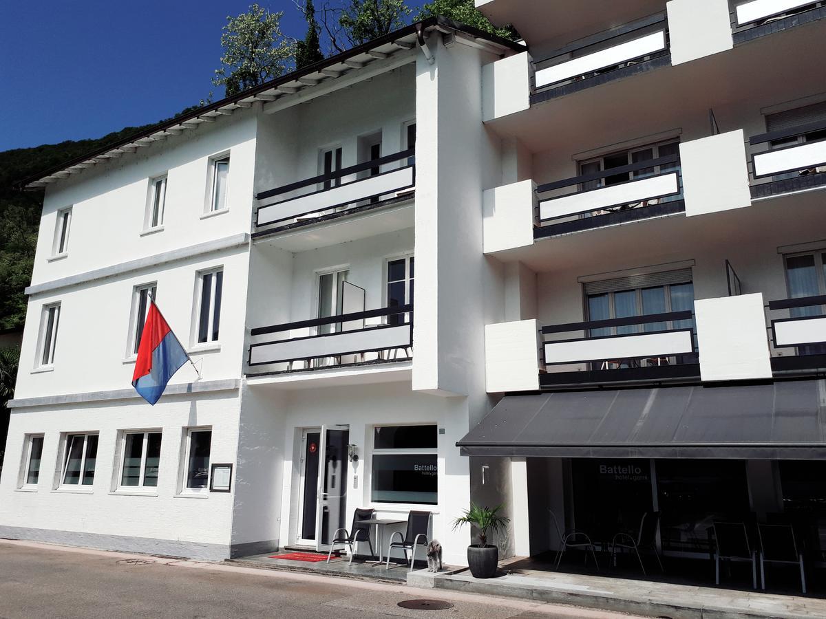 Hotel Garni Battello Melide ภายนอก รูปภาพ